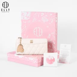 [QUÀ TẶNG 20/10] Hộp quà tặng ELLY HVH68 ví nữ khăn lụa charm thời trang cao cấp quà tặng mẹ, vợ, người yêu, cô giáo 7