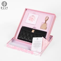 [QUÀ TẶNG 20/10] Hộp quà tặng ELLY HVH68 ví nữ khăn lụa charm thời trang cao cấp quà tặng mẹ, vợ, người yêu, cô giáo 8