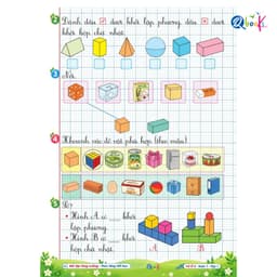 Sách - Vở Ô Li Bài Tập Tăng Cường Toán 1 Tập 1 (Buổi 2) - Kèm Mã QR Video Bài Giảng và Đáp Án - Qbooks 6