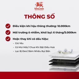 Lọc Máy Lạnh Than Hoạt Tính Wolver Xe VinFast VF e34, VF5 - WK2345C 3
