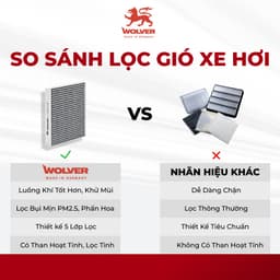 Lọc Máy Lạnh Than Hoạt Tính Wolver Xe VinFast VF e34, VF5 - WK2345C 6