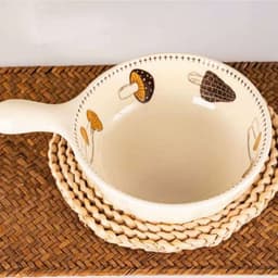 Tách Lẻ Chén Đĩa Gốm Miu Họa Tiết Nấm Xinh Xắn 7