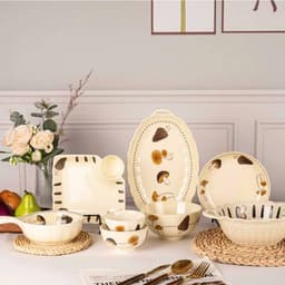 Tách Lẻ Chén Đĩa Gốm Miu Họa Tiết Nấm Xinh Xắn 2