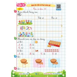 Sách - Vở Ô Li Bài Tập Tăng Cường Toán 1 Tập 2 (Buổi 2) - Kèm Mã QR Video Bài Giảng và Đáp Án - Qbooks 4