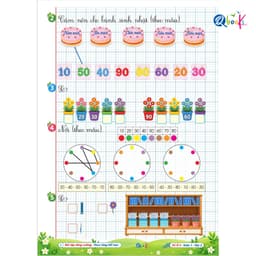 Sách - Vở Ô Li Bài Tập Tăng Cường Toán 1 Tập 2 (Buổi 2) - Kèm Mã QR Video Bài Giảng và Đáp Án - Qbooks 7