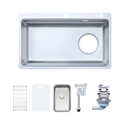 CHẬU RỬA BÁT 1 HỐ NOBINOX ARVO V775 6