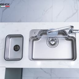 CHẬU RỬA BÁT 1 HỐ NOBINOX LIKEN 770D 5