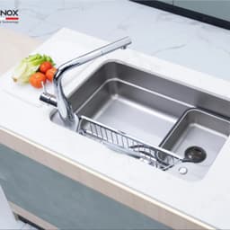 CHẬU RỬA BÁT 1 HỐ NOBINOX LIKEN 770D 7