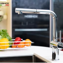 VÒI RỬA BÁT DÂY RÚT NOBINOX BIANCO NX601 5