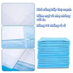 Bịch 80c Miếng lót điều dưỡng 60x90cm thoáng khí chống rò rỉ - Dùng cho người già, mẹ sau sinh, người lớn, trẻ em 1