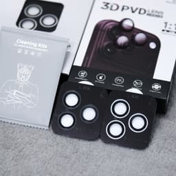 Kính Bảo Vệ Lens Camera URR iPhone 18 Pro Max / 18 Pro, 3D PVD AR 2 Tầng, Chống Phản Quang, Viền PVD Cao Cấp 4