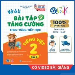 Sách - Vở Ô Li Bài Tập Tăng Cường Tiếng Việt 2 Tập 2 (Buổi 2) - Kèm Mã QR Video Bài Giảng và Đáp Án - Qbooks 1