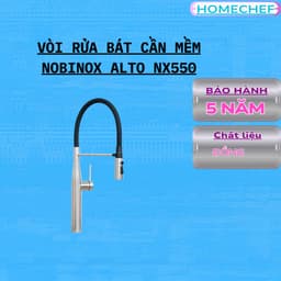 VÒI RỬA BÁT CẦN MỀM NOBINOX ALTO NX550 1