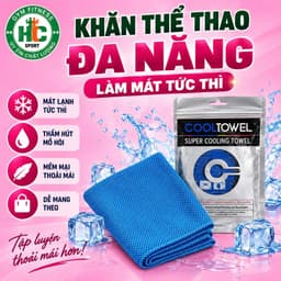 Khăn Lạnh Thể Thao, Cool Towel Tập Gym, Yoga Đa Năng Thấm Hút Mồ Hôi Tốt, Làm Mát Tức Thì. 1