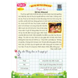 Sách - Vở Ô Li Bài Tập Tăng Cường Tiếng Việt 3 Tập 1 (Buổi 2) - Kèm Mã QR Video Bài Giảng và Đáp Án - Qbooks 4