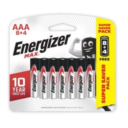 Combo 2 Vĩ Pin AAA Energizer E92 BP8+4 (12 Viên) Siêu Bền - Hàng Chính Hãng 3