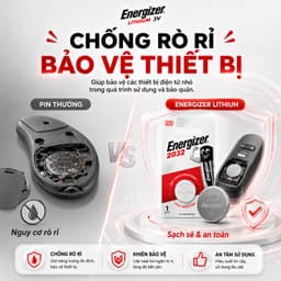 Pin Cúc Áo Lithium Vỉ 5 Viên CR2032 / CR2025 / CR2016 ENERGIZER 3V - Hàng Chính Hãng 2
