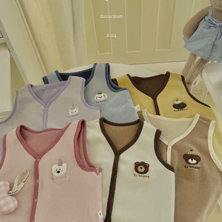 Áo gile cho bé 0-3 tuổi, áo khoác thu đông bé trai bé gái chất nỉ dày dặn mềm mịn ấm áp 7-17kg dễ phối đồ