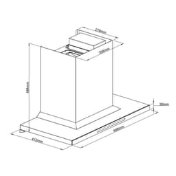 Máy Hút Mùi Tự Làm Sạch BlanC BA 7050GTDC 3