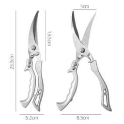 Kéo cắt gà cao cấp,thép không rỉ, Kéo làm bếp đa năng loại xịn của đức thiết kế mới cộng lực mạnh  2