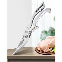 Kéo cắt gà cao cấp,thép không rỉ, Kéo làm bếp đa năng loại xịn của đức thiết kế mới cộng lực mạnh  7