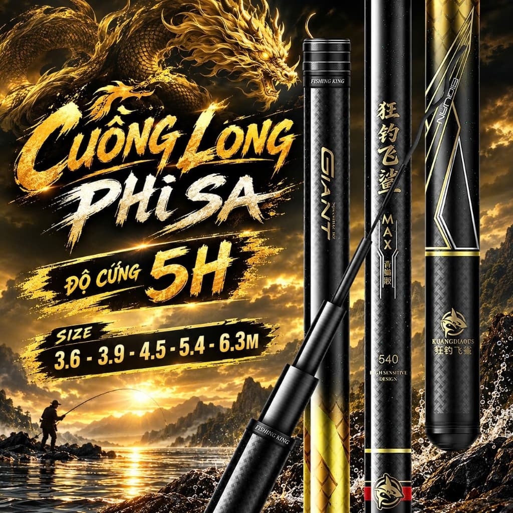 BiQuan Cuồng Long Phi Sa 5h Phân Bố Lực 28i Tặng Kèm Ngọn Phụ.