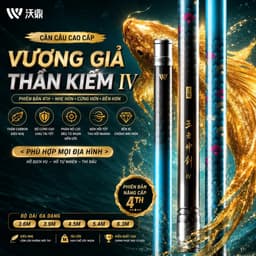 Wooding  Vương Giả Thần Kiếm 5H Phân Bố Lực 28i Tặng Kèm Ngọn Phụ. 1