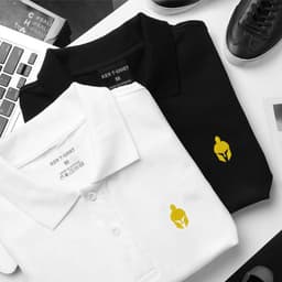 ÁO THUN POLO THÊU Logo Chiên Binh La Mã 230 HY KORÉ – SANG TRỌNG & ĐẲNG CẤP 1
