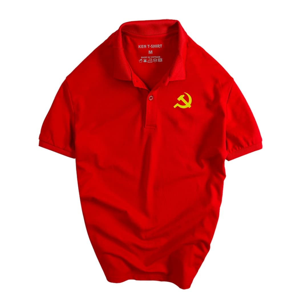 ÁO THUN POLO THÊU Búa Liềm 214 HY KORÉ – SANG TRỌNG & ĐẲNG CẤP