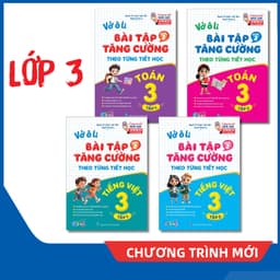 Sách - Vở Bài Tập Tăng Cường Toán, Tiếng Việt Lớp 1, 2, 3, 4, 5 Tiết Học Buổi 2 (Tập 1, 2) - Có Video Bài Giảng Qbooks 6