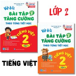 Sách - Vở Bài Tập Tăng Cường Toán, Tiếng Việt Lớp 1, 2, 3, 4, 5 Tiết Học Buổi 2 (Tập 1, 2) - Có Video Bài Giảng Qbooks 4