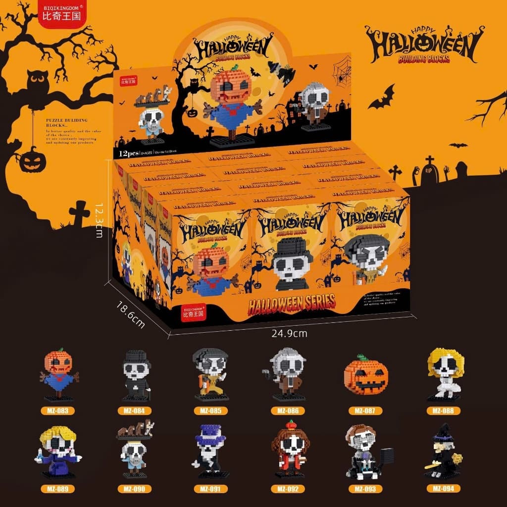 Bộ Lắp Ráp Nanoblock Halloween Chi Bi Mini (Mã MZ-083 đến MZ-094)