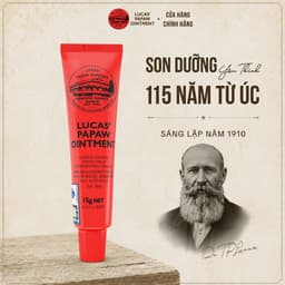 [NHẬP KHẨU TEM PHỤ][Phân Biệt Fake] Kem đu đủ đa năng Lucas Papaw Ointment 15g, 25g, 75g của Úc 4