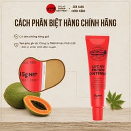 [NHẬP KHẨU TEM PHỤ][Phân biệt Fake] Kem đu đủ đa năng Lucas Papaw Ointment 15g, 25g, 75g chuẩn Úc chính hãng mới nhất 5