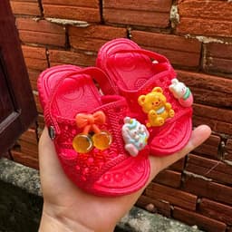 Dép Tổ Ong cho Bé Gái Có Quai Thun Kèm Sticker 0-5 Tuổi Dép Tập Đi Cho Bé Kem déptổong chobé cóchun 4