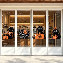 [Hỏa Tốc] Sticker Halloween Dán Kính Trang Trí Cửa Kính DC18 - Decal Mèo Bí Ngô Ma Quái Cho Quán Cafe, Cửa Hàng, Lễ Hội 7