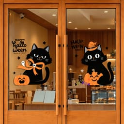 [Hỏa Tốc] Sticker Halloween Dán Kính Trang Trí Cửa Kính DC18 - Decal Mèo Bí Ngô Ma Quái Cho Quán Cafe, Cửa Hàng, Lễ Hội 6
