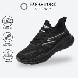 [TẶNG LÓT CSN] Giày Đi Bộ Nam FASASTORE Đế Cao Su Dày Đầm Chân Vải Lưới Thoáng Khí Đi Dạo Hằng Ngày 1