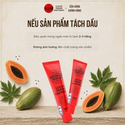 [NHẬP KHẨU TEM PHỤ][Phân biệt Fake] Kem đu đủ đa năng Lucas Papaw Ointment 15g, 25g, 75g chuẩn Úc chính hãng mới nhất 4