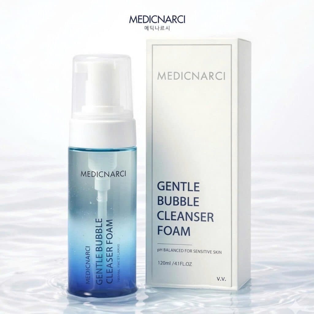 MEDICNARCI GENTLE BUBBLE CLEANSER FOAM – SỮA RỬA MẶT TẠO BỌT