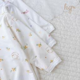 Body Suit Dài Tay Sơ Sinh Petit HG Cổ Ren Bèo Họa Tiết Nhí Mềm Mại Cho Bé 3-8kg - BS4 6