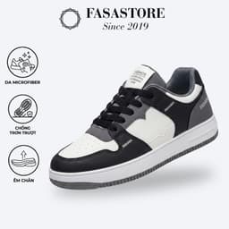 [TẶNG LÓT CSN] Giày Sneaker Nam Sinh Viên FASASTORE Đế Dày Phối Màu Trẻ Trung Dễ Phối Đồ 1