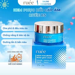 Kem Phục Hồi Cấp Ẩm RUÉE B5 Aqua Hyaluronic Water Glow Cream 50ml – Cấp Ẩm Sâu, Da Căng Bóng Mềm Mịn 1