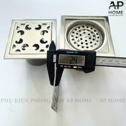 Phễu Thoát Sàn INOX 304 10x10cm - Chống Hôi, Ngăn Côn Trùng, Thoát Nước Nhanh 5