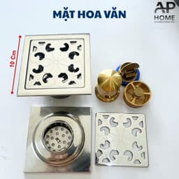 Phễu Thoát Sàn INOX 304 10x10cm - Chống Hôi, Ngăn Côn Trùng, Thoát Nước Nhanh 4