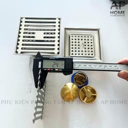 Phễu Thoát Sàn INOX 304 10x10cm - Chống Hôi, Ngăn Côn Trùng, Thoát Nước Nhanh 2