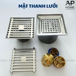 Phễu Thoát Sàn INOX 304 10x10cm - Chống Hôi, Ngăn Côn Trùng, Thoát Nước Nhanh 6