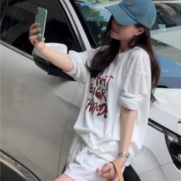 Áo thun giấy mỏng dài tay in chữ phong cách chất thun giấy form rộng A129 SUTANO 6