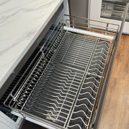 Kệ để bát đĩa xoong nồi nan Oval inox 304 Eurogold EPO6390VX, EPO6380VX, EPO6370VX BẾP CHÂU ÂU 4