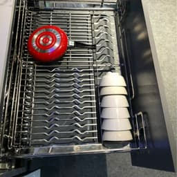 Kệ để bát đĩa xoong nồi nan Oval inox 304 Eurogold EPO6390VX, EPO6380VX, EPO6370VX BẾP CHÂU ÂU 6